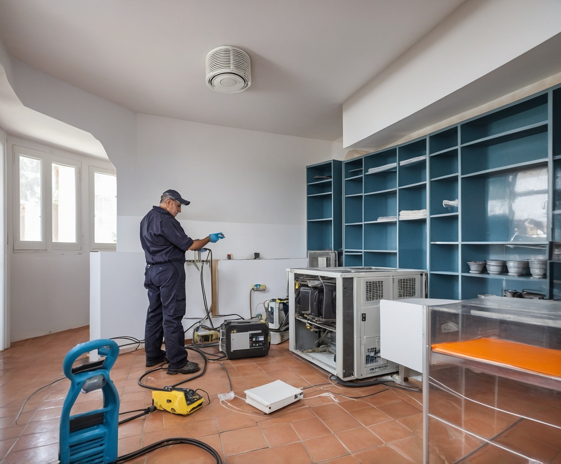Instalación de aerotermia eficiente en vivienda